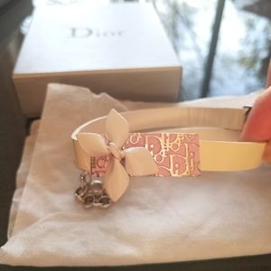 Vintage Aunthentic Christian Dior Pink Trotter Choker